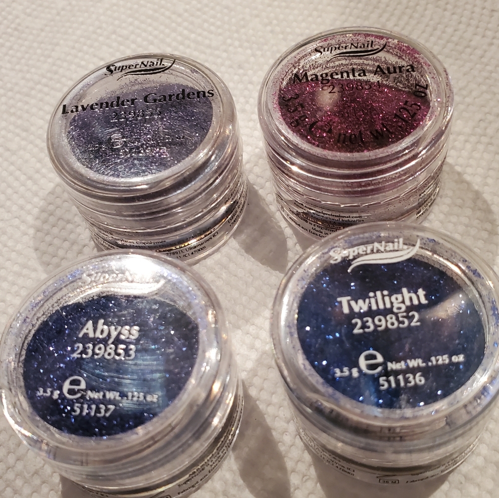 Supernail Glitter 5 pots